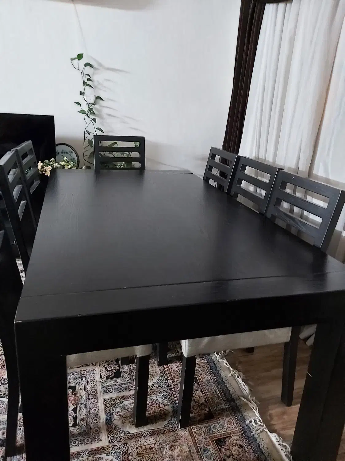 میزناهارخوری ۸نفره با صندلی|میز و صندلی غذاخوری|شیراز, گود خزینه|دیوار