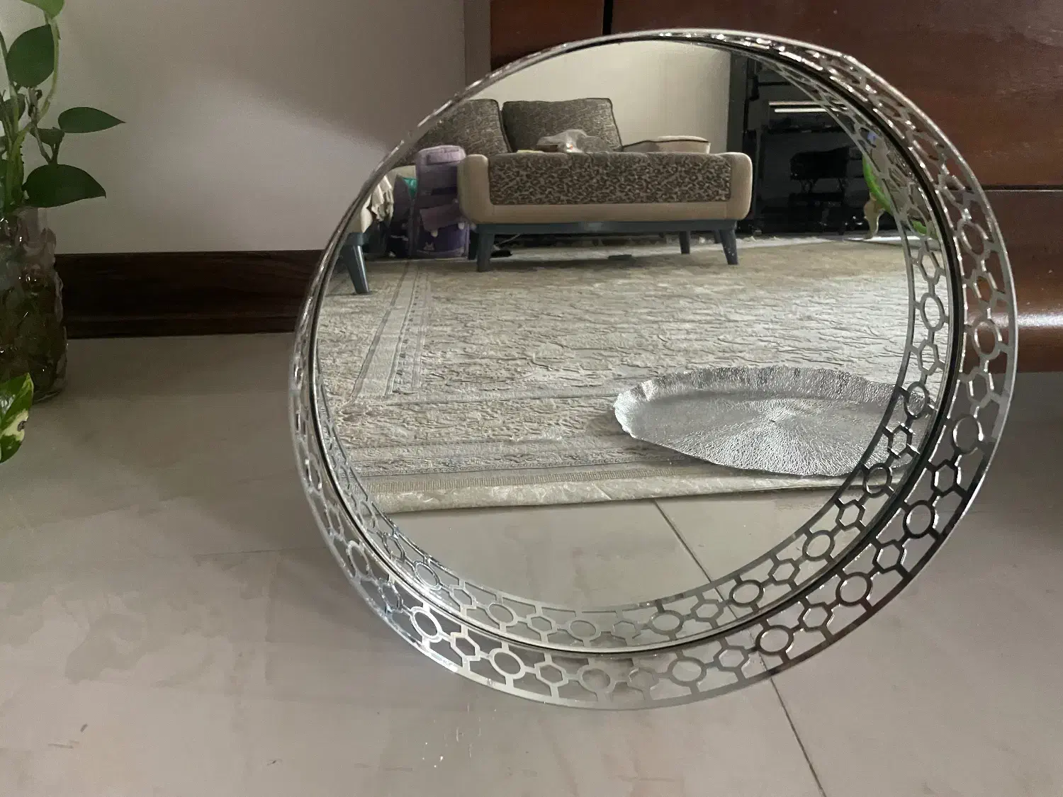سینی آیینه ای|ظروف سرو و پذیرایی|جم, |دیوار