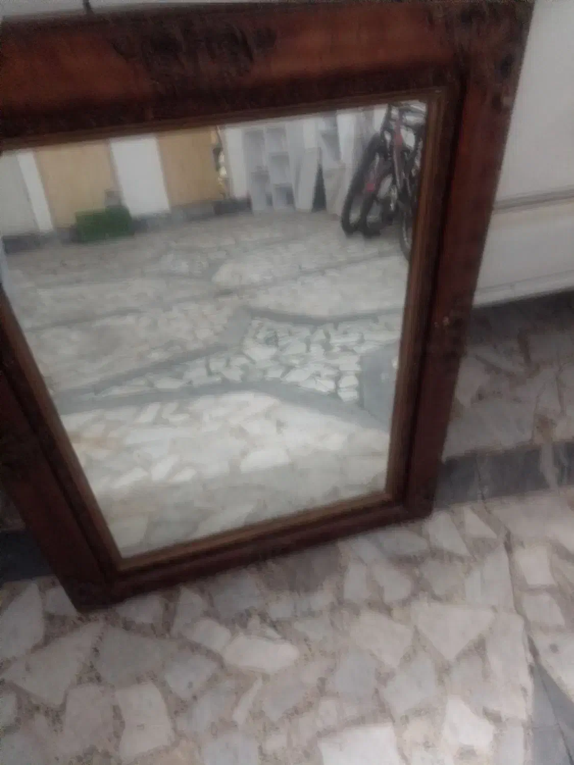آیینه بزرگ با قاب چوبی|آینه|رشت, سعدی (تختی)|دیوار