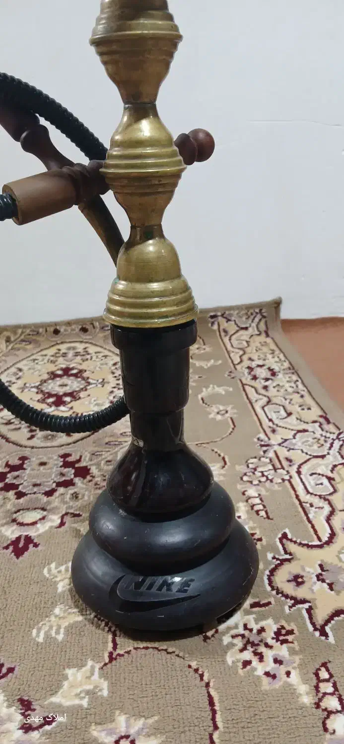 قلیان برنجی|صنایع دستی و سایر لوازم تزئینی|گرگان, |دیوار