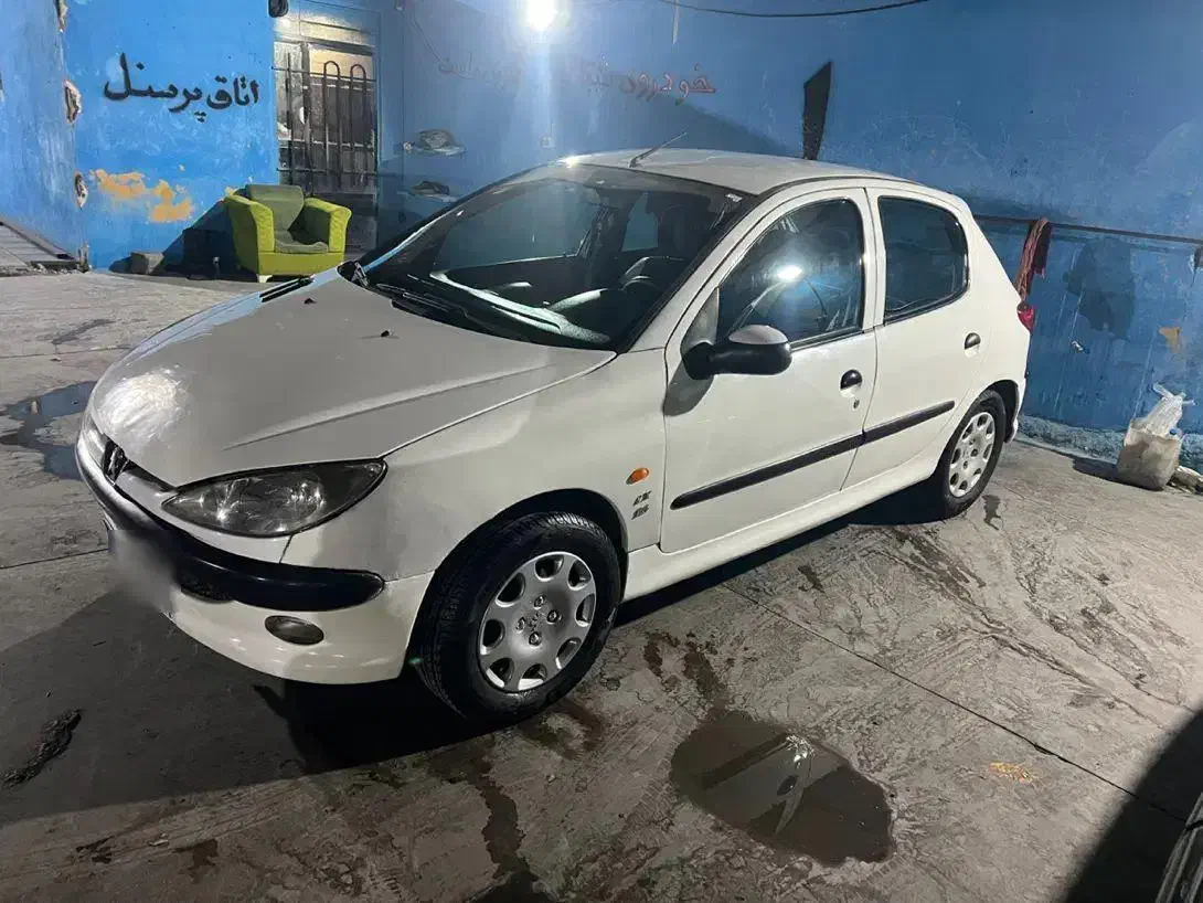 206 تیپ ۲  رنگ سفید  مدل 1388 سفید|خودرو سواری و وانت|مشهد, الهیه|دیوار