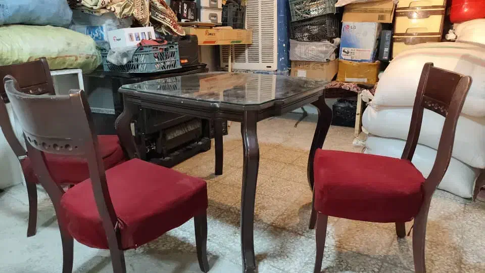 میز غذاخوری چهار نفر ه|میز و صندلی غذاخوری|دهدشت, |دیوار