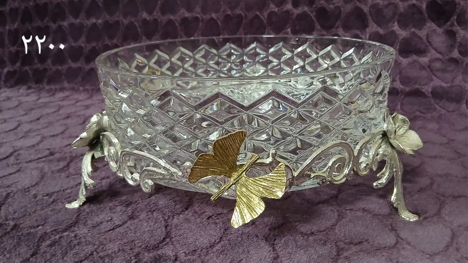 دکوری برنز با ظرف پیرکس فرانسه|صنایع دستی و سایر لوازم تزئینی|قم, قلعه کامکار|دیوار