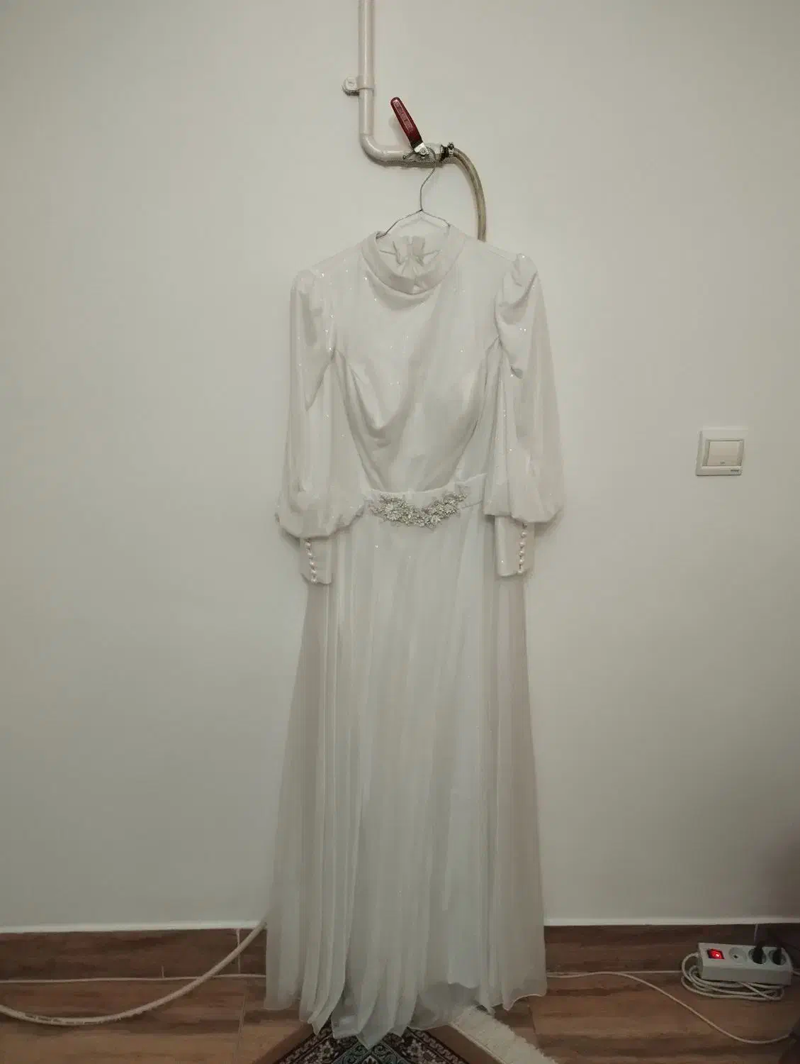 لباس عروس تمام شاین سایز ۴۴|لباس|بروجرد, |دیوار