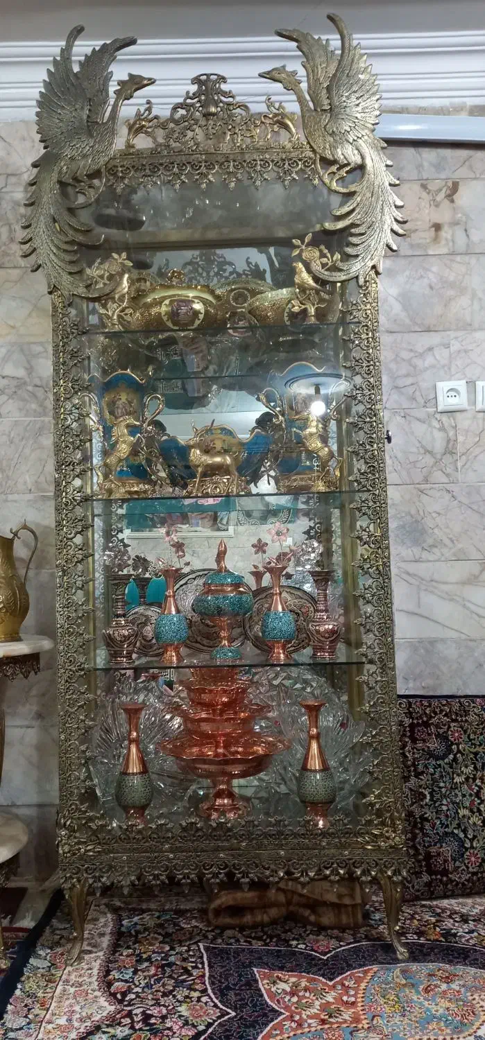 گنجه برنز|بوفه، ویترین، کنسول|مشهد, فاطمیه|دیوار