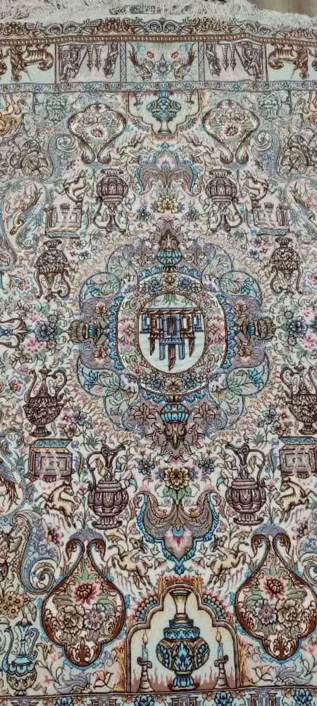 قالیچه ابریشم نامی تبریز|فرش|مشهد, فردوسی|دیوار