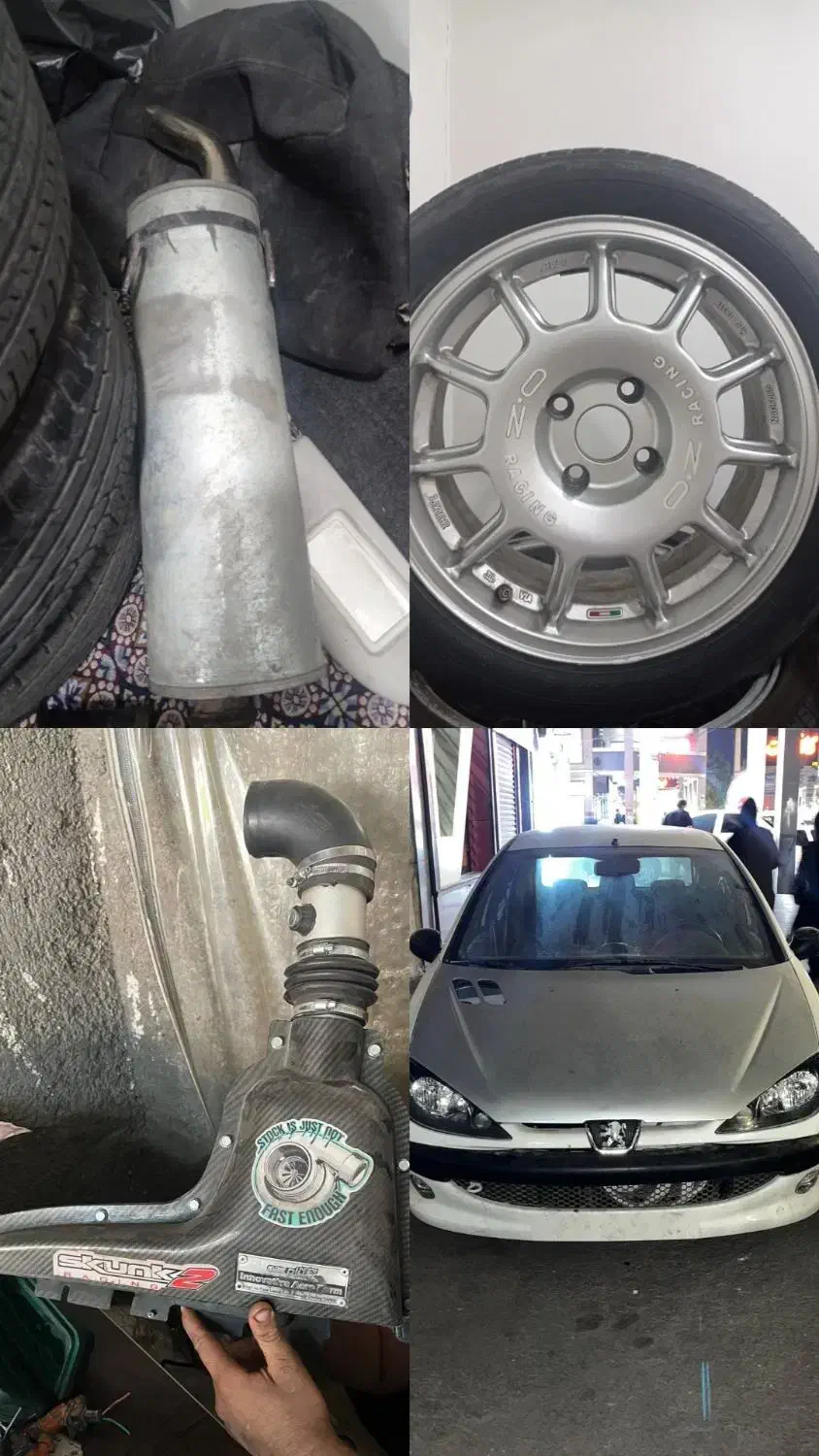 چراغ ۲۰۶کروز،رینگ oz لجندا،رم ایر،اگزوز سورن توربو|قطعات یدکی و لوازم جانبی|اهواز, زیتون کارمندی|دیوار