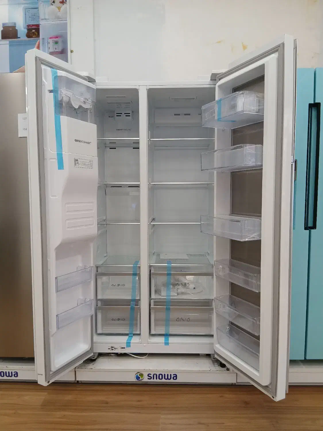 ساید بای ساید اسنوا ۲۷فوت گالری(فرنیا)|یخچال و فریزر|خرم‌آباد, |دیوار