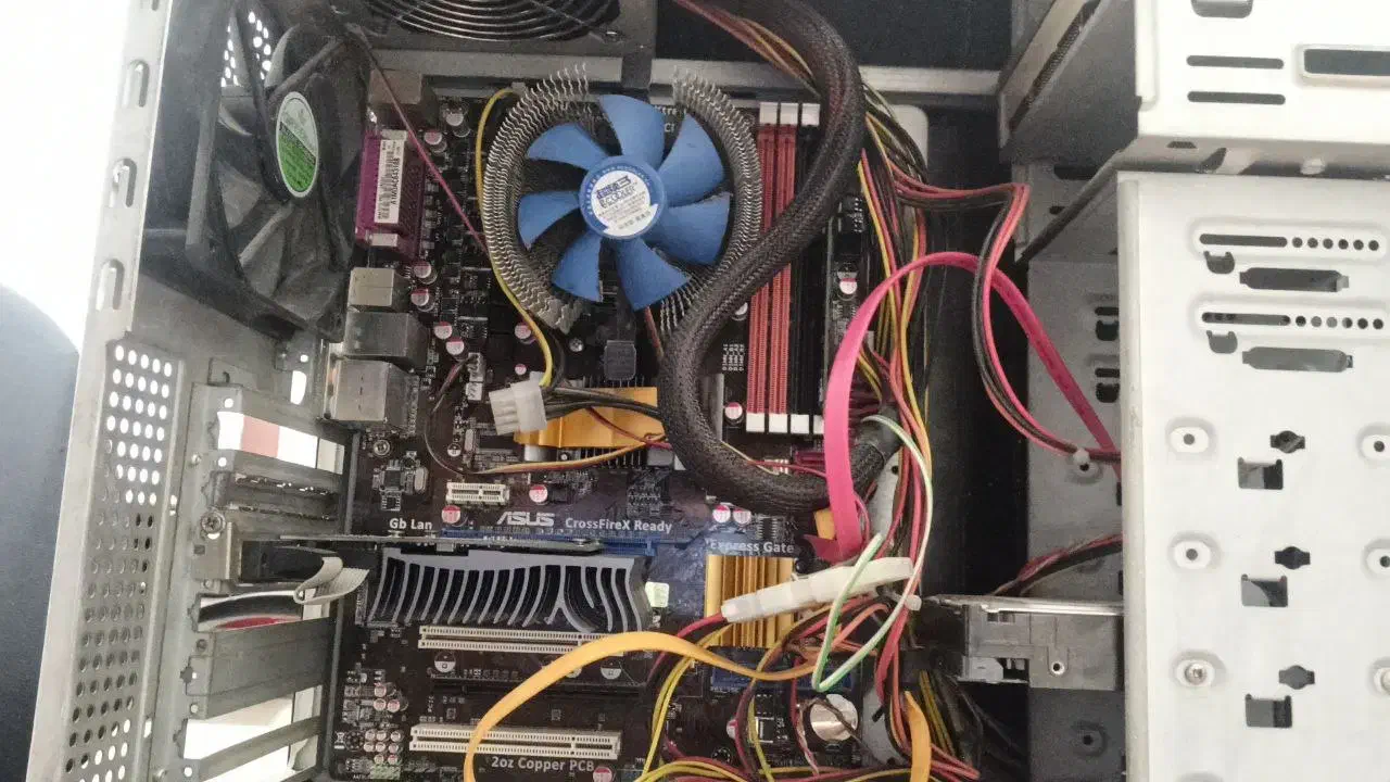 مادربرد Asus با cpu و فن حرفه ای|قطعات و لوازم جانبی رایانه|تهران, دانشگاه شریف|دیوار