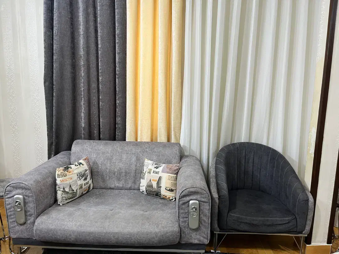 مبل هفت نفره به همراه جلومبلی|مبلمان خانگی و میز عسلی|فردیس, شهرک ارم|دیوار