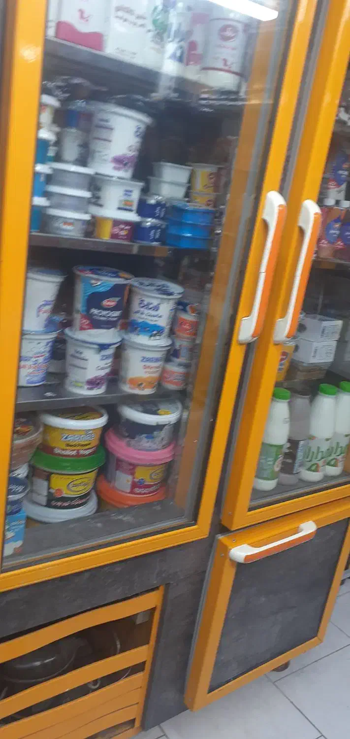 یک یخچال سه درب با موتور خارجی ایستاده سوپری|فروشگاه و مغازه|اصفهان, باغ دریاچه|دیوار