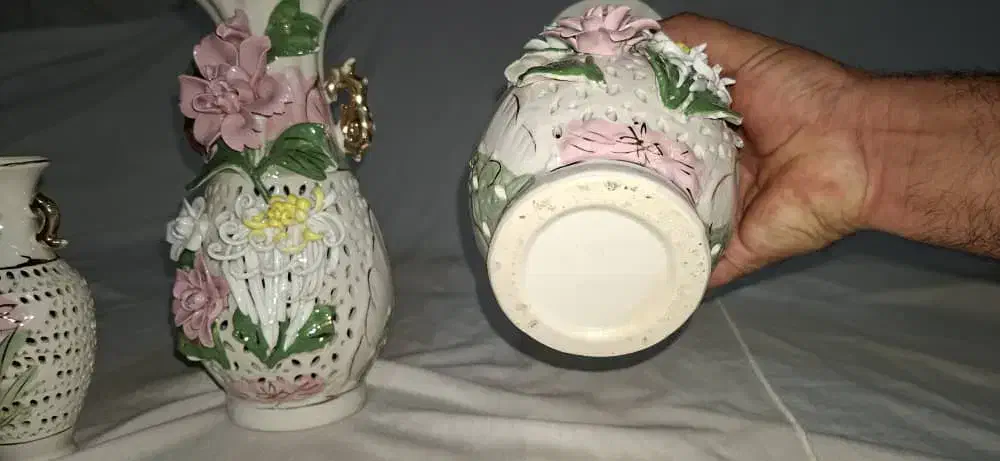 گلدان چینی قدیمی|کلکسیون اشیاء عتیقه|ری, شهید بهشتی|دیوار