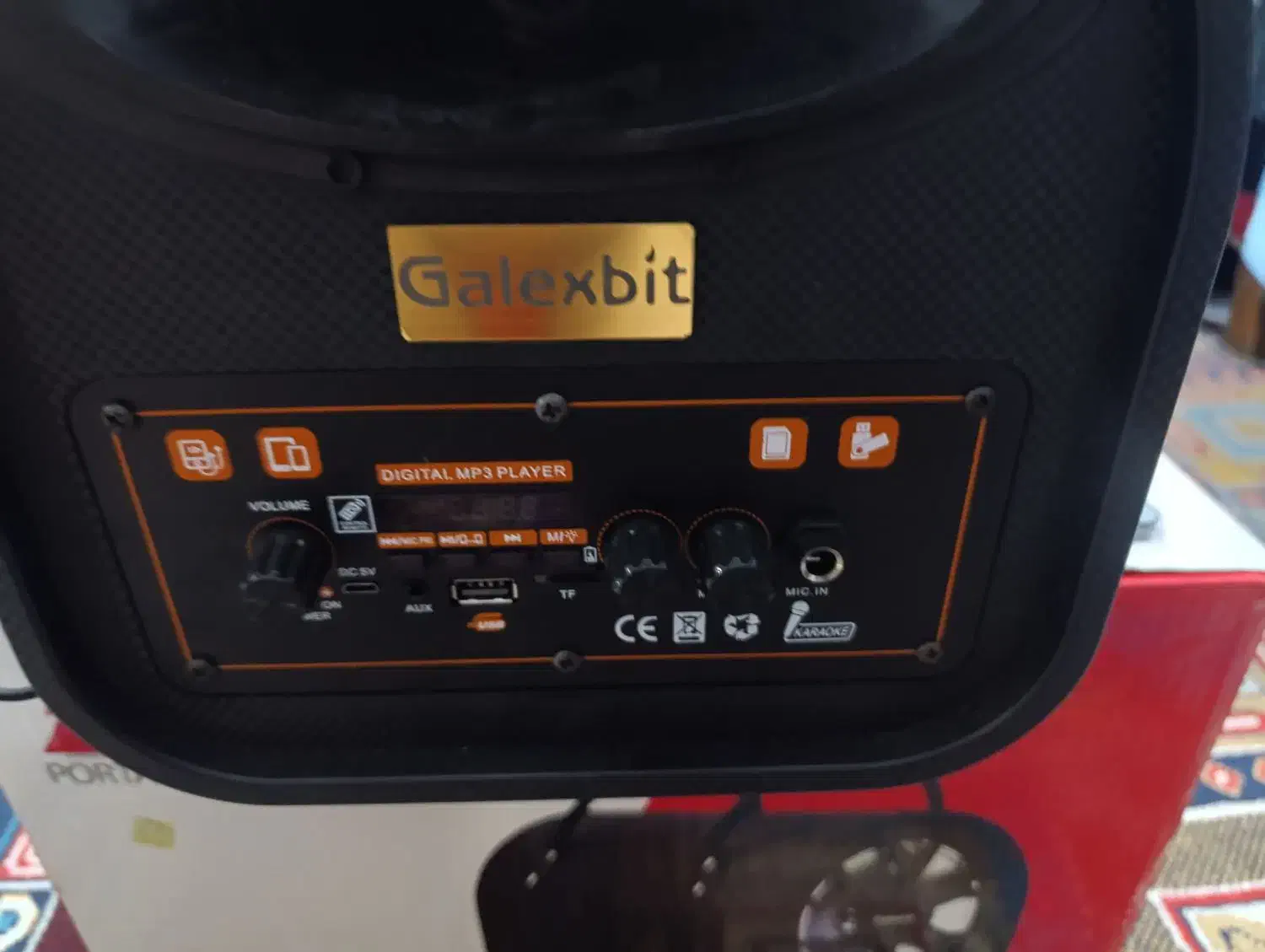 اسپیکر چمدانی مارک Galexbit گلکسی بیت|سیستم صوتی خانگی|اهواز, کوی مهدیس|دیوار