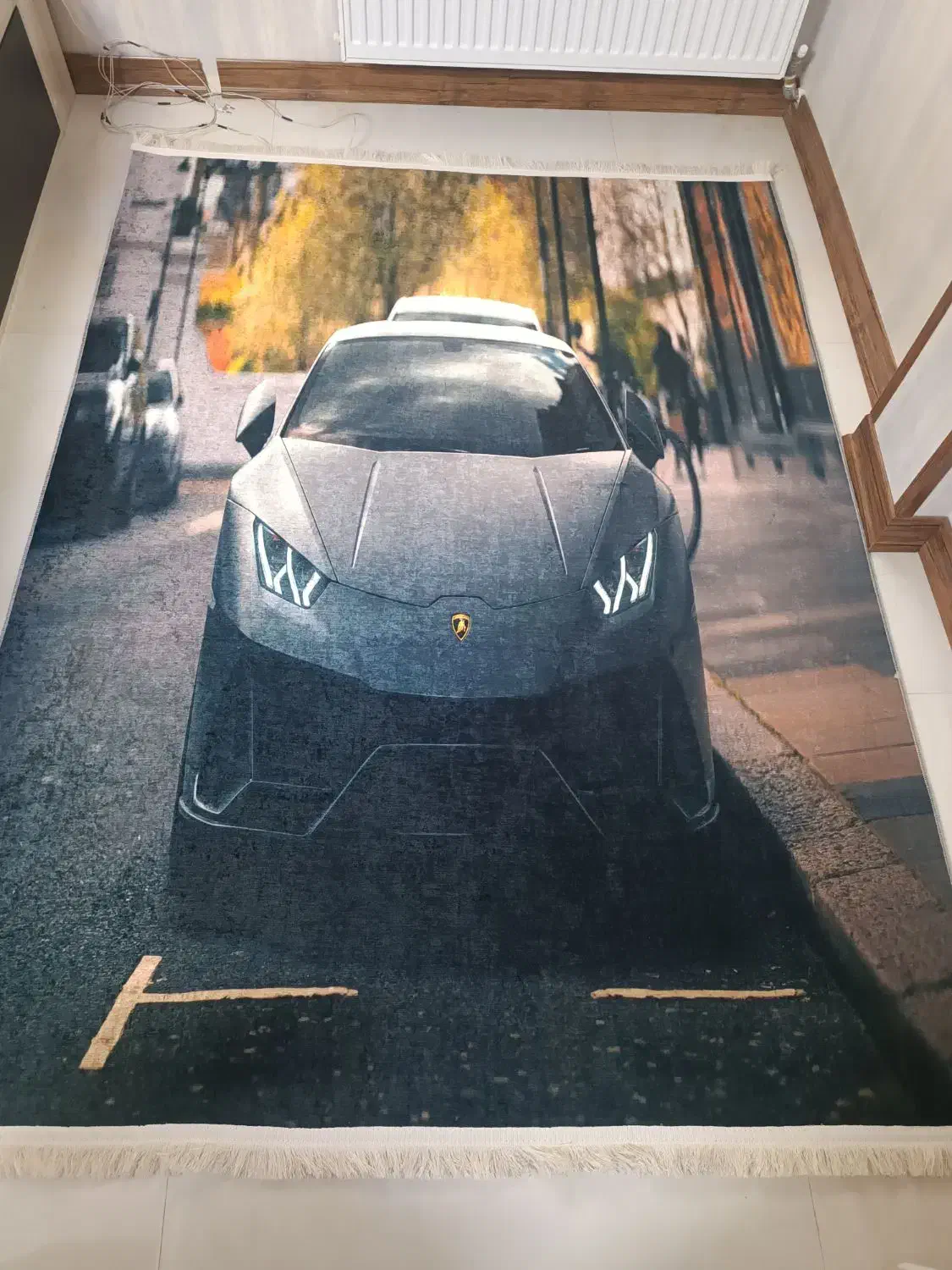 فرشینه طرح لامبورگینی|فرش|شاهینشهر, اقبال لاهوری|دیوار