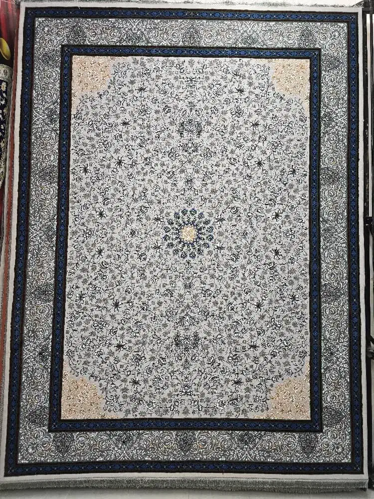 فرش ۹ متری افشان نخی (نقشه مختلف&|فرش|دزفول, |دیوار