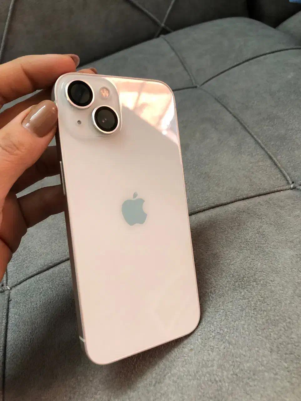 گوشی ایفون۱۳نرمال سفید|موبایل|امیدیه, |دیوار