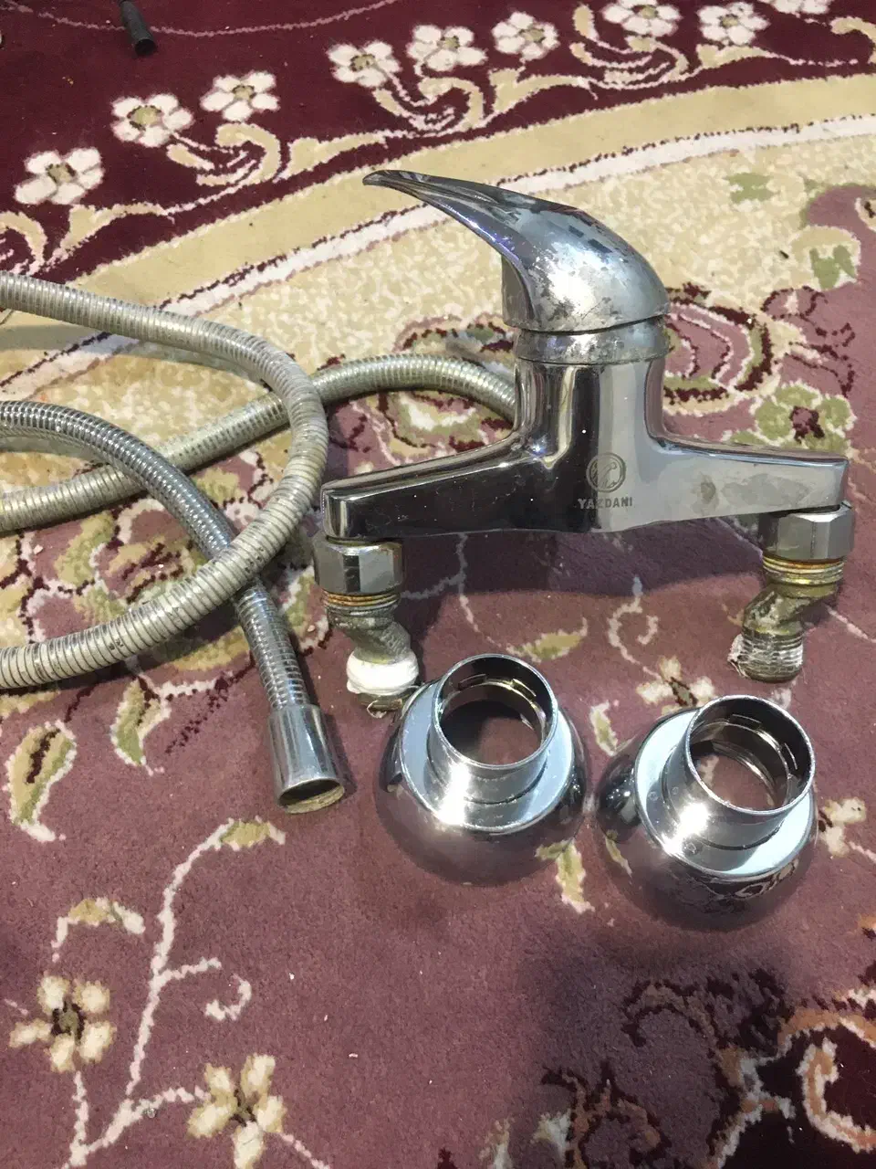 شیر اب سرویس دستشویی برنجی سالم درحد شیرالات|لوازم سرویس بهداشتی|نسیمشهر, |دیوار