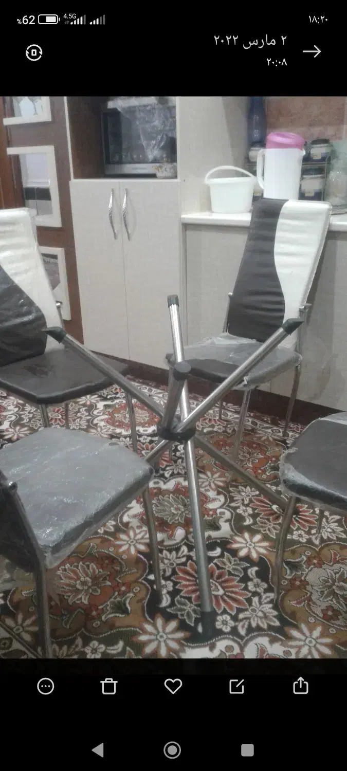میز و صندلی چهار نفره|میز و صندلی غذاخوری|بهبهان, |دیوار