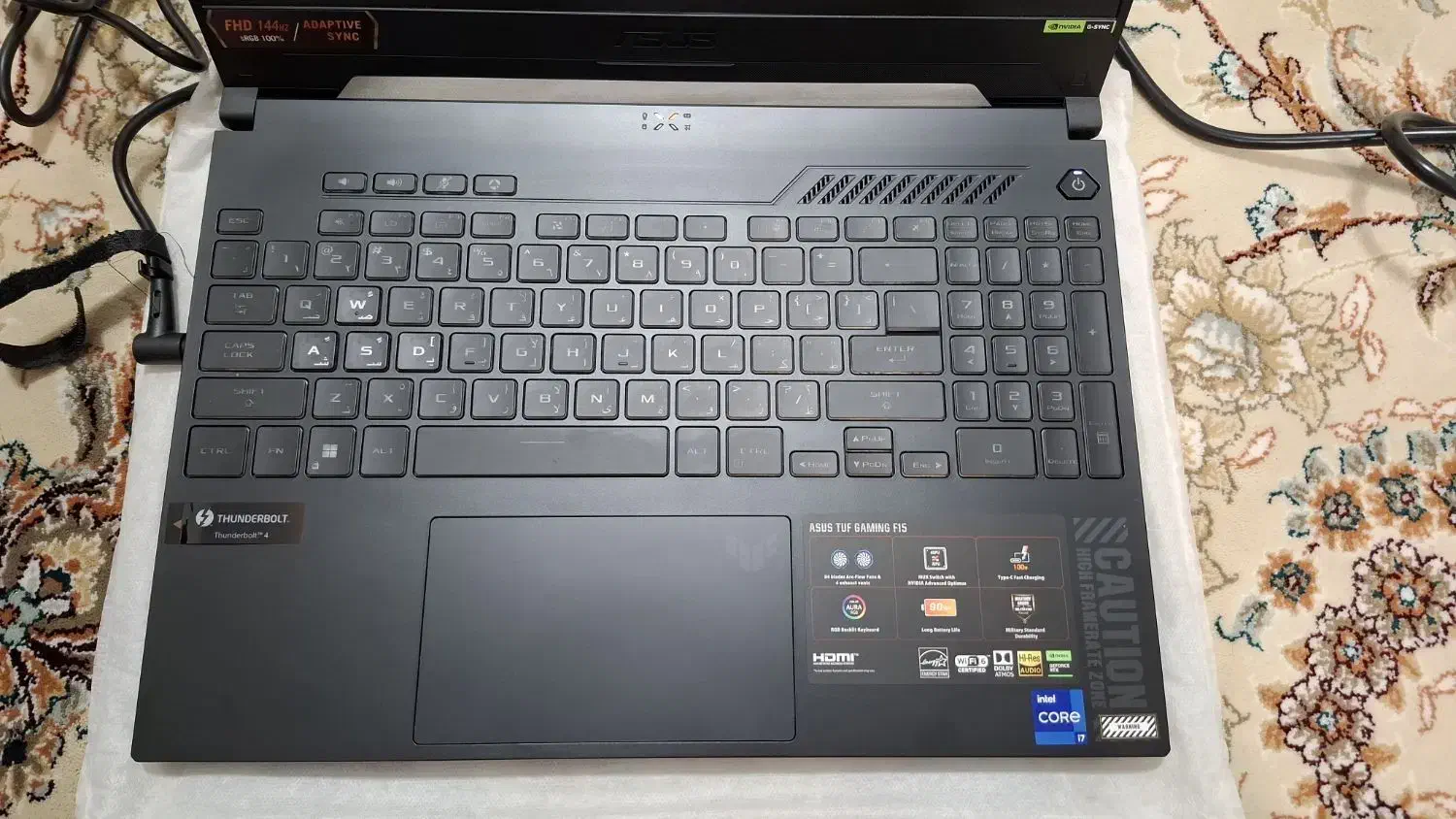 tuf gaiming ایسوس asus F15 FX507VU|رایانه همراه|تهران, ایران|دیوار