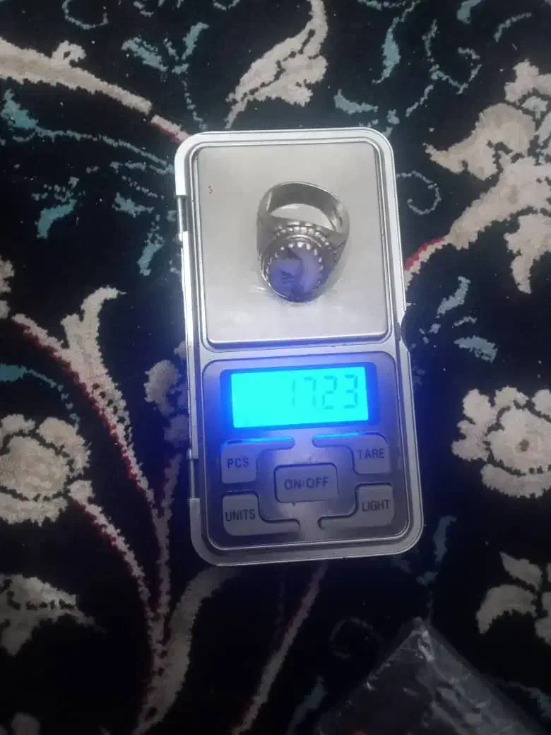 انگشتر نقره نگین شجر|جواهرات|شهر بابک, |دیوار