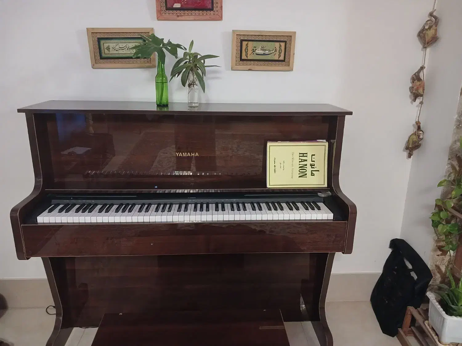 پیانو p 45 یاماها همراه باکس mdf|پیانو، کیبورد، آکاردئون|کرمانشاه, |دیوار