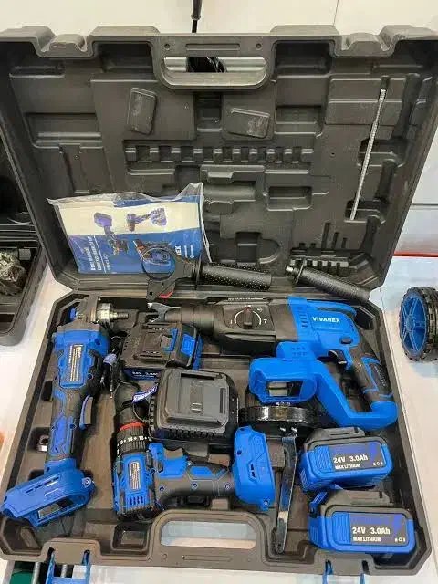 پک ۳ عددی ویوارکس دریل سنگ فرز بتن کن شارژی|ماشینآلات صنعتی|قدس, شهرقدس|دیوار