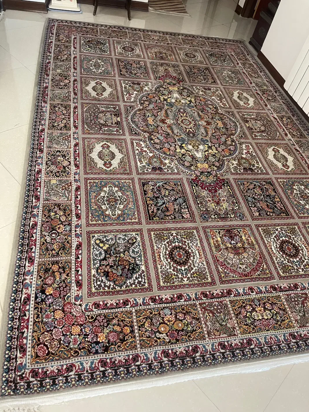 فرش ۶ متری|فرش|ساری, |دیوار