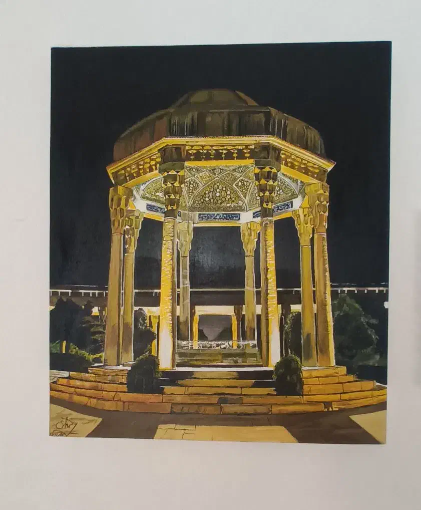 تابلو نقاشی (آرامگاه حافظ شیراز)|تابلو، نقاشی، عکس|گرگان, |دیوار