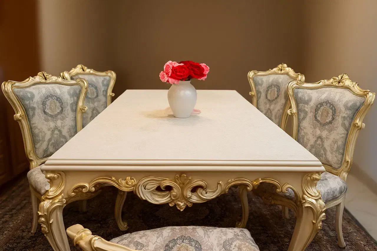 میز غذاخوری سلطنتی|میز و صندلی غذاخوری|اراک, |دیوار