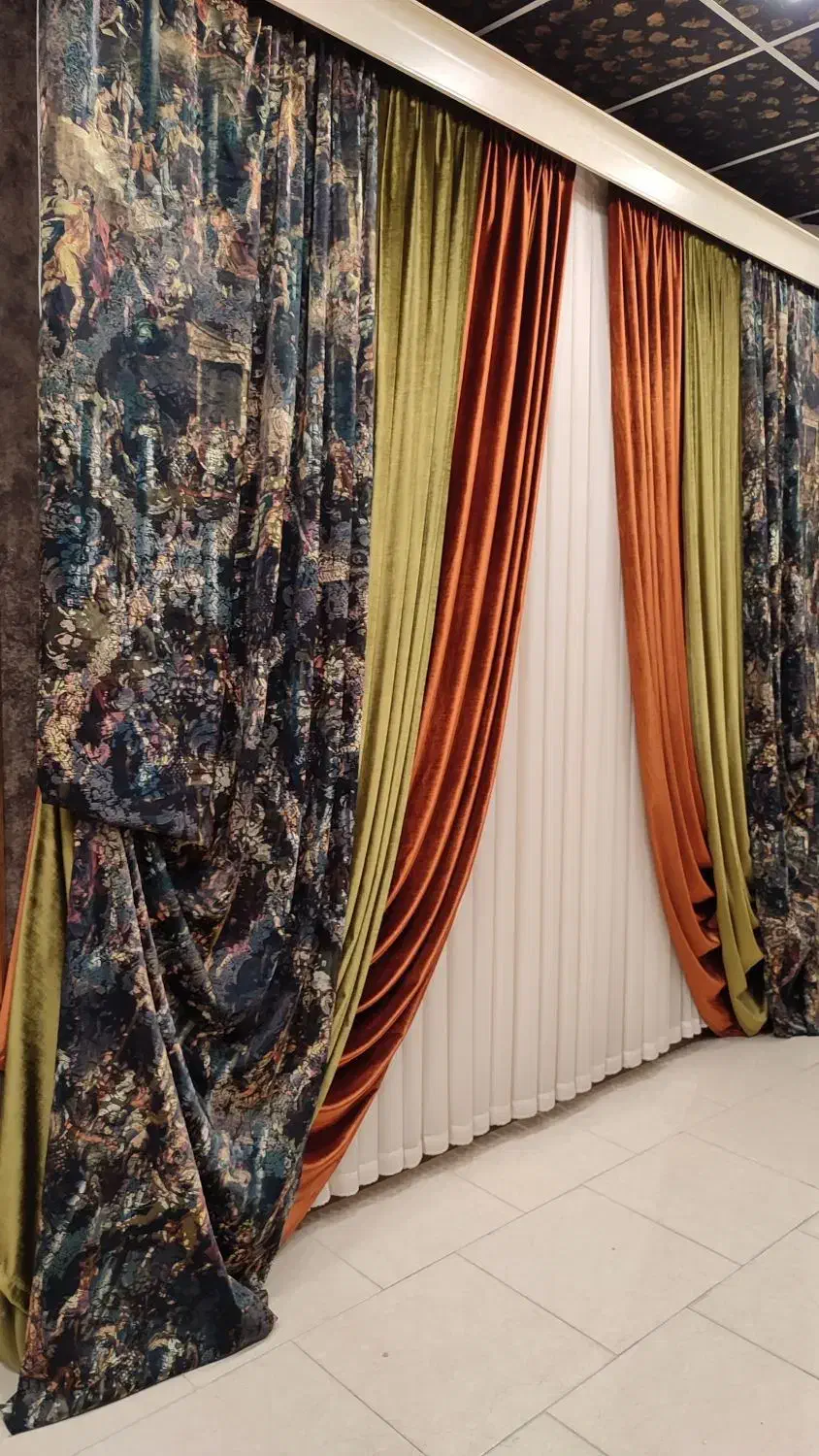 پرده پذیرایی|پرده، رانر، رومیزی|یزد, |دیوار