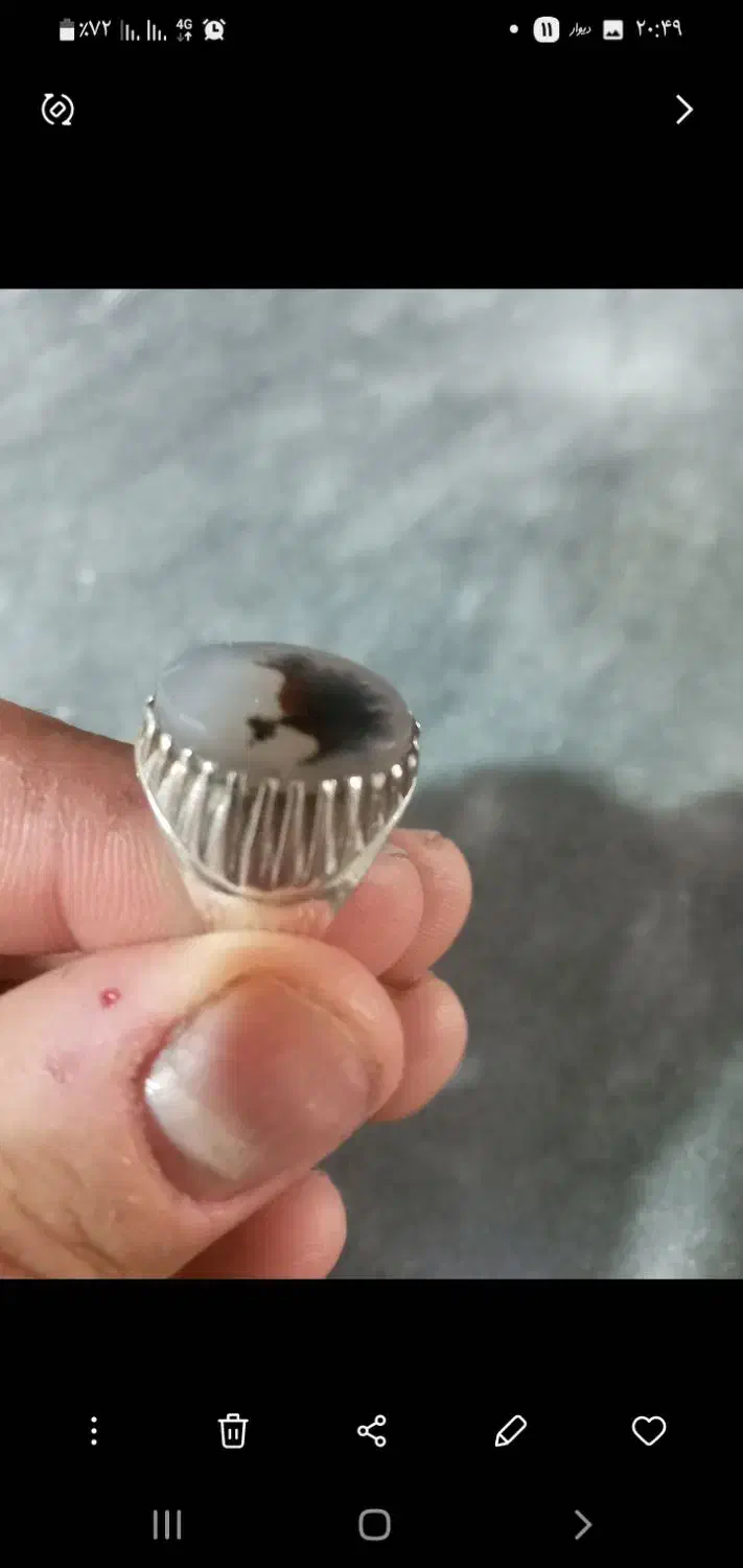 انگشترنقره شجر ۶۲۱۰ گرم|جواهرات|اردبیل, |دیوار