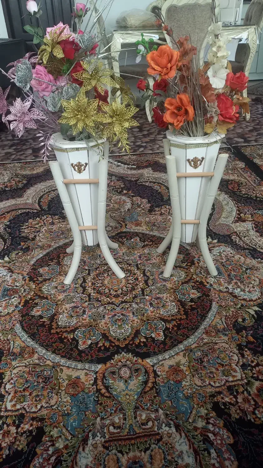 گلدون|گل مصنوعی|بهار, |دیوار