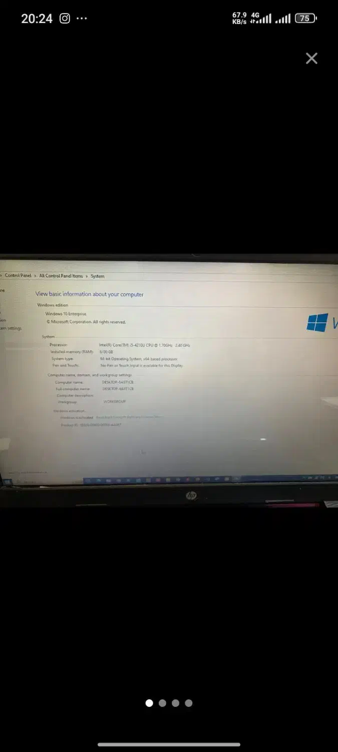 لپتاپ لبتاب HP 15 Notebook  اصلی در حد|رایانه همراه|مشهد, کوثر|دیوار