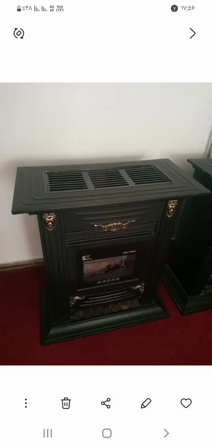 بخاری شومینه مشهد دوام|بخاری، هیتر، شومینه|ارومیه, |دیوار