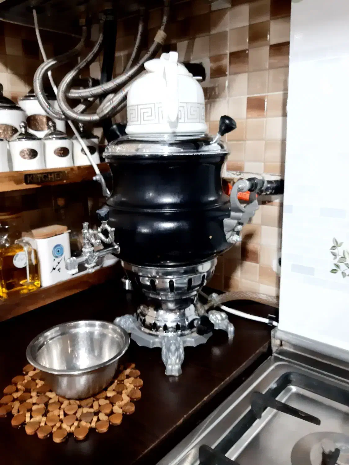 سماور گازی ۶لیتری|کافی‌شاپ و رستوران|خمین, |دیوار