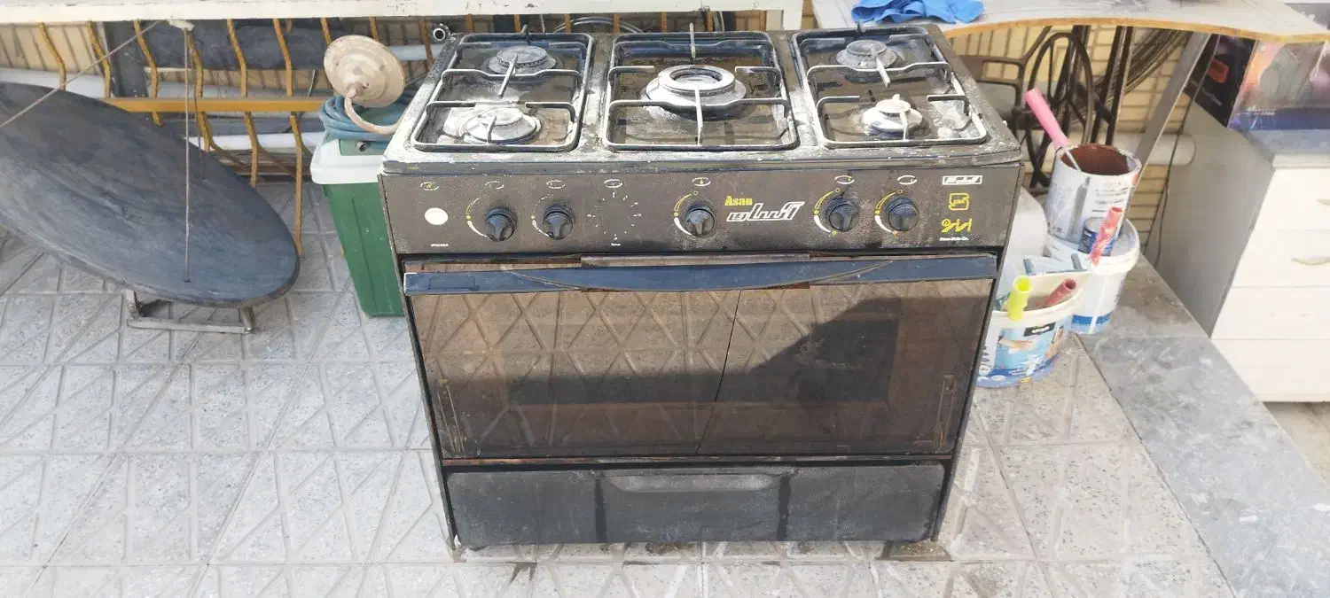 اجاق گاز پنچ شعله سالم|اجاق گاز و لوازم برقی پخت‌وپز|شاهین‌شهر, شهرک گلدیس|دیوار