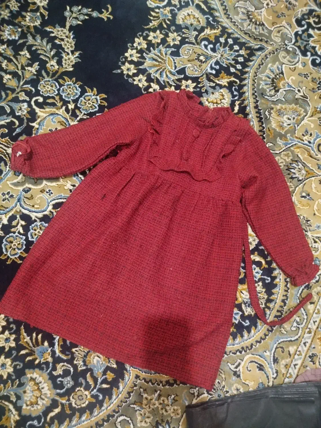 کاپشن . پیراهن. دخترانه یلدایی|کفش و لباس بچه|تربت جام, جامی|دیوار