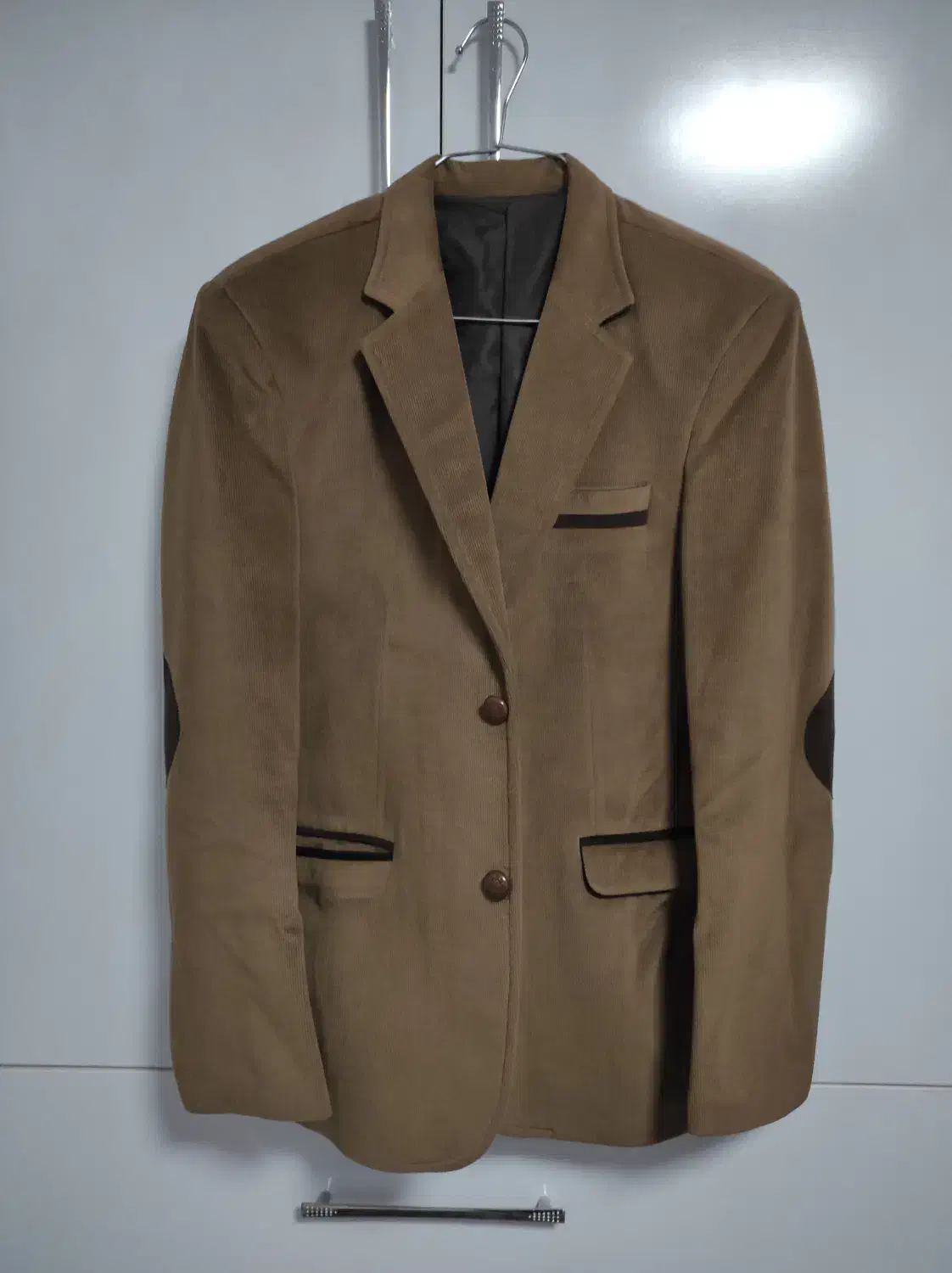 تک کت مخمل قهوه ای(سایز دقیق توضیحات)|لباس|خرمدره, |دیوار