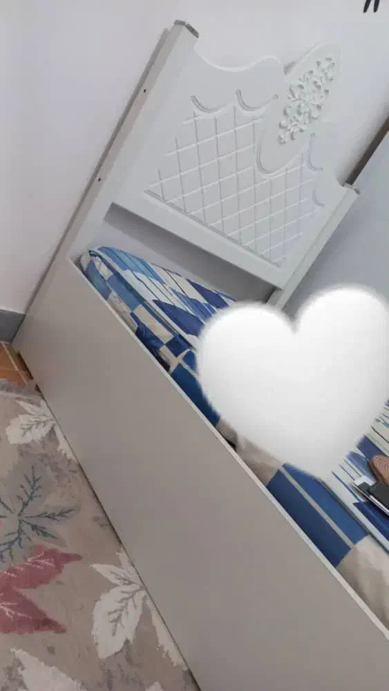 تخت تک نفره ام دی اف پشت کار وکیوم سالم|تخت و سرویس خواب|لنگرود, |دیوار