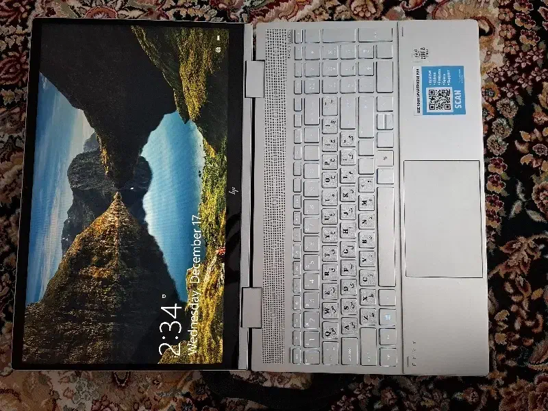 لپتاپ hp لمسی بسیار زیبا|رایانه همراه|اهواز, امانیه|دیوار