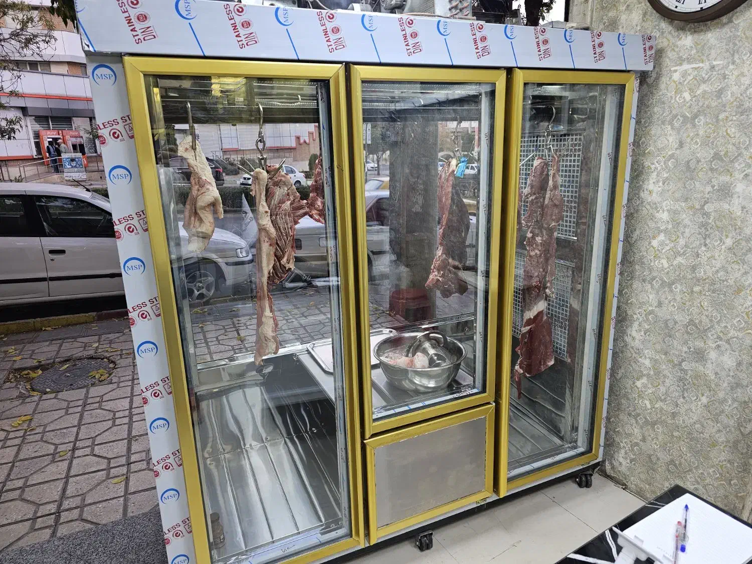 یخچال قصابی ویترینی تمام استیل|فروشگاه و مغازه|سنندج, |دیوار