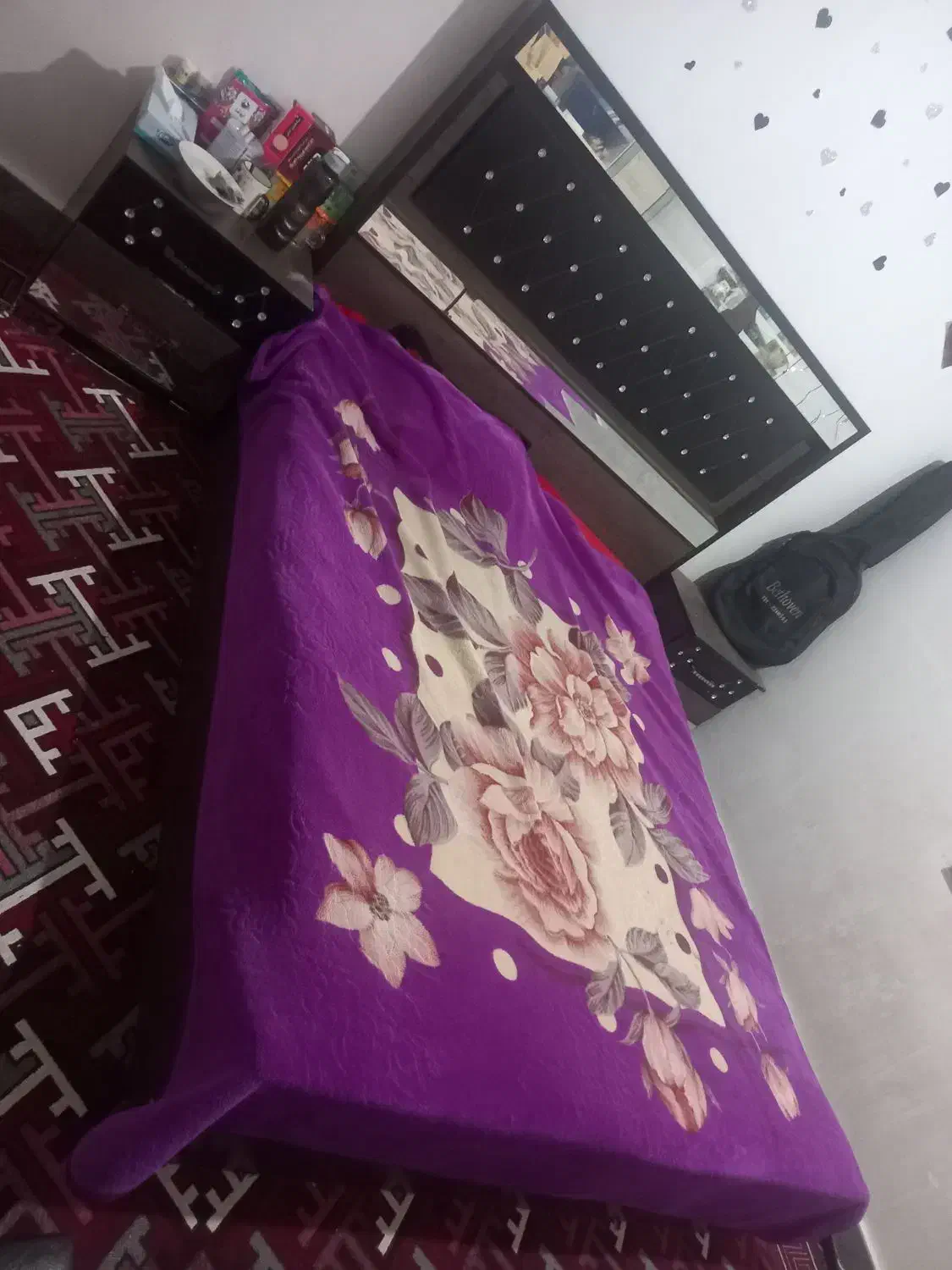 تخت خواب دونفره درحد نو|تخت و سرویس خواب|شوشتر, |دیوار