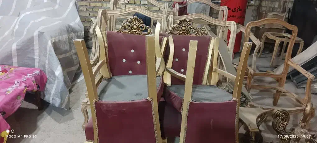 میز غذا خوری ۴نفره|میز و صندلی غذاخوری|اقبالیه, |دیوار