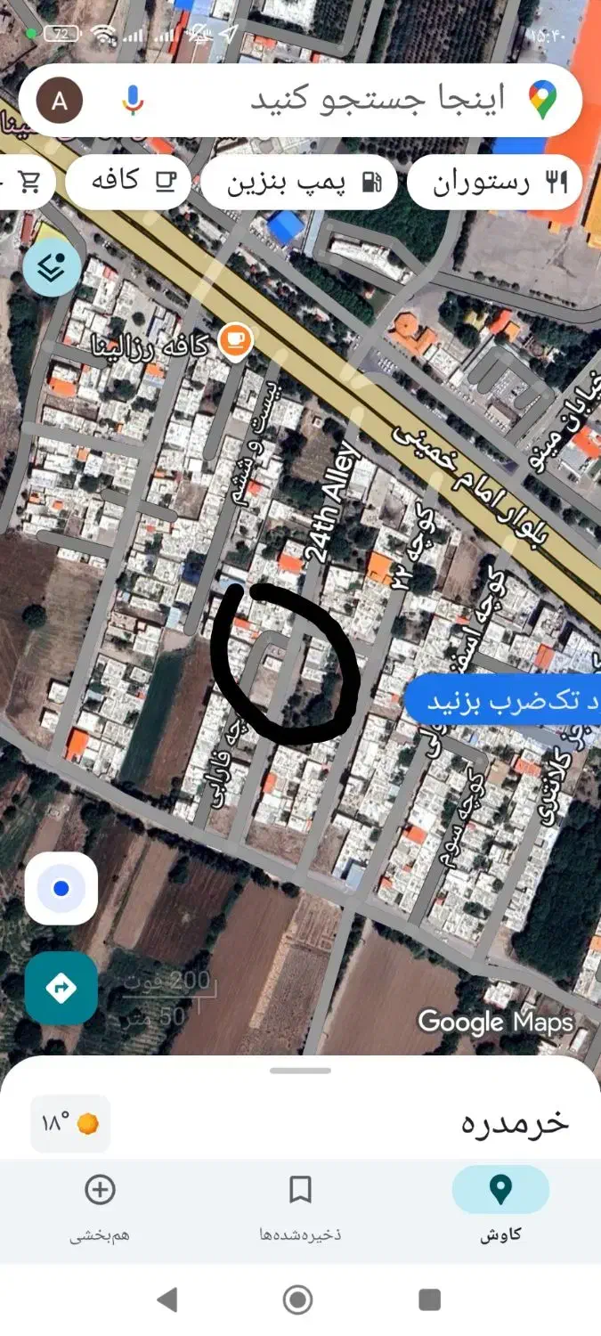 زمین مسکونی قابل معاوضه با ماشین|فروش زمین و ملک کلنگی|خرمدره, |دیوار