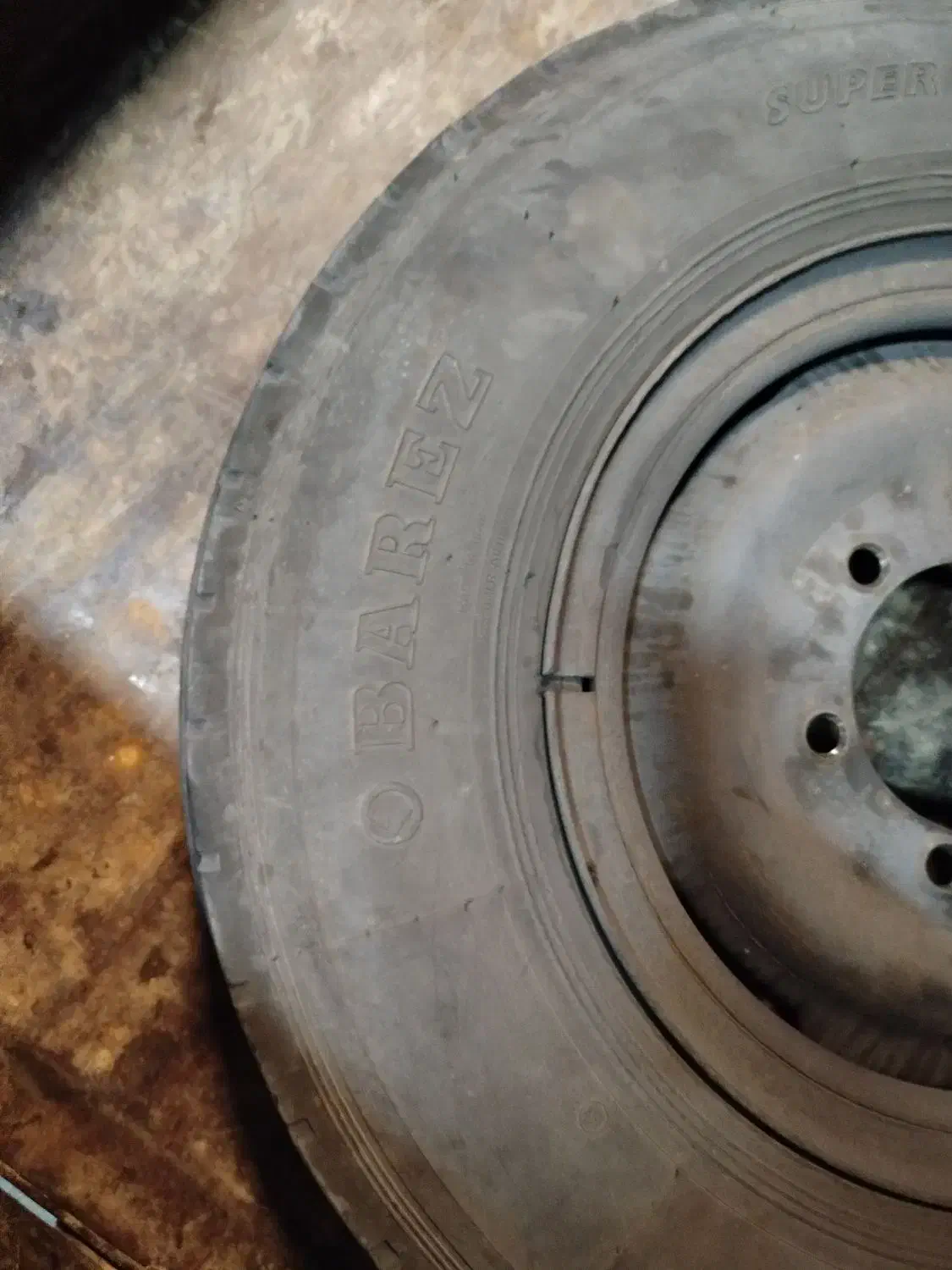 یک جفت رینگ و لاستیک جلو نیسان|قطعات یدکی و لوازم جانبی|ساری, |دیوار