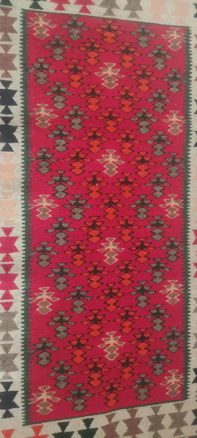 گلیم نو دست بافت در ابعاد عرض 85طول 150|گلیم، جاجیم، گبه|قزوین, |دیوار