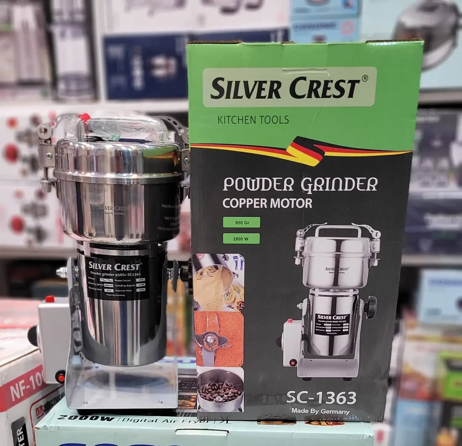 آسیاب/خرد کن صنعتی 500و800 گرمی سیلورکرست آکبند|خردکن، آسیاب، غذاساز|نیشابور, هفده شهریور|دیوار