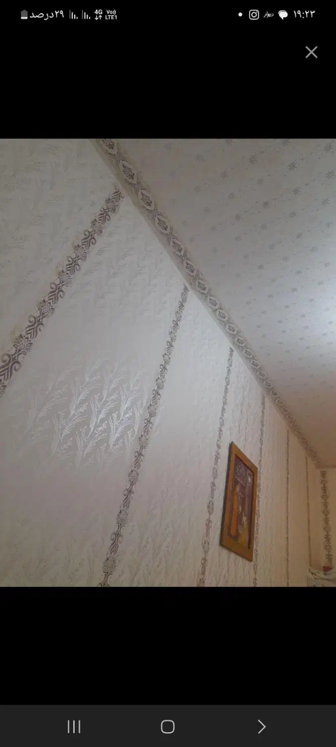 نقاشی ساختمان طرح کاغذ دیواری|خدمات پیشه و مهارت|نوشین شهر, |دیوار