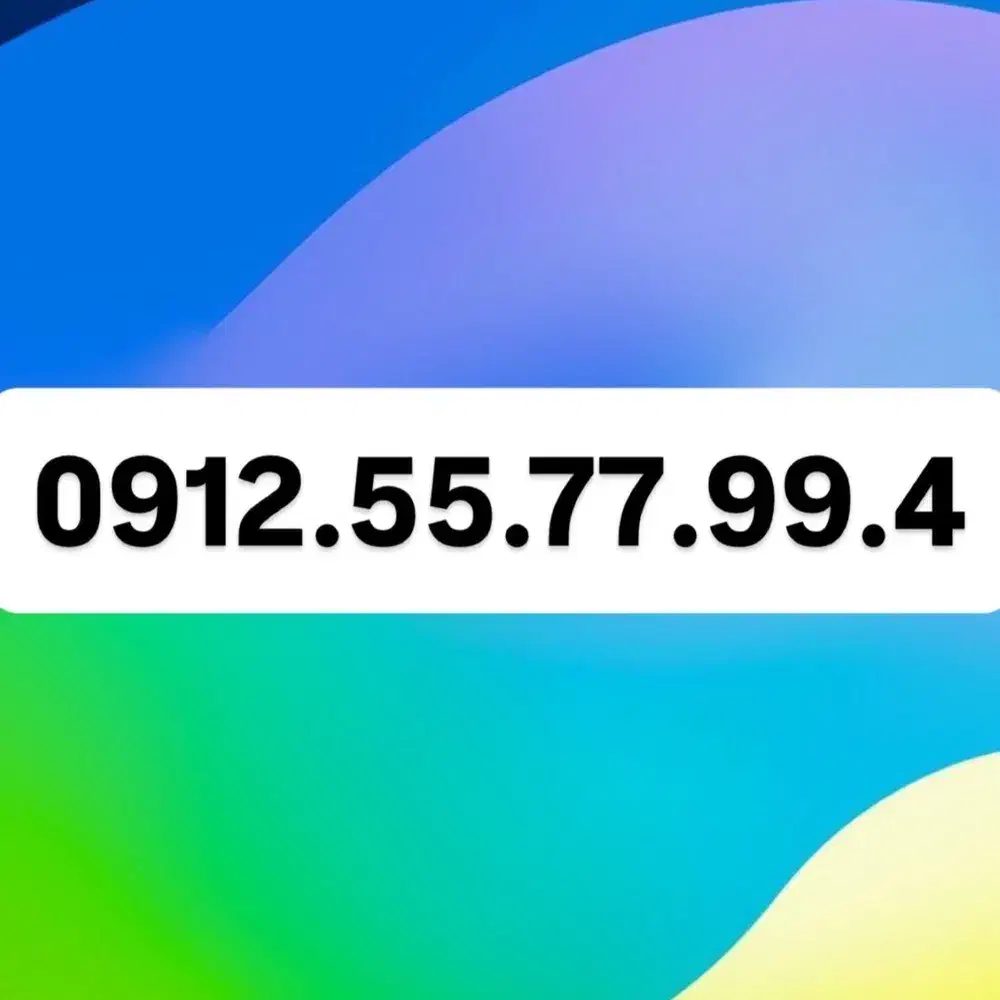 0912.55.77.99.4|سیم‌کارت|تهران, تهرانپارس جنوبی|دیوار