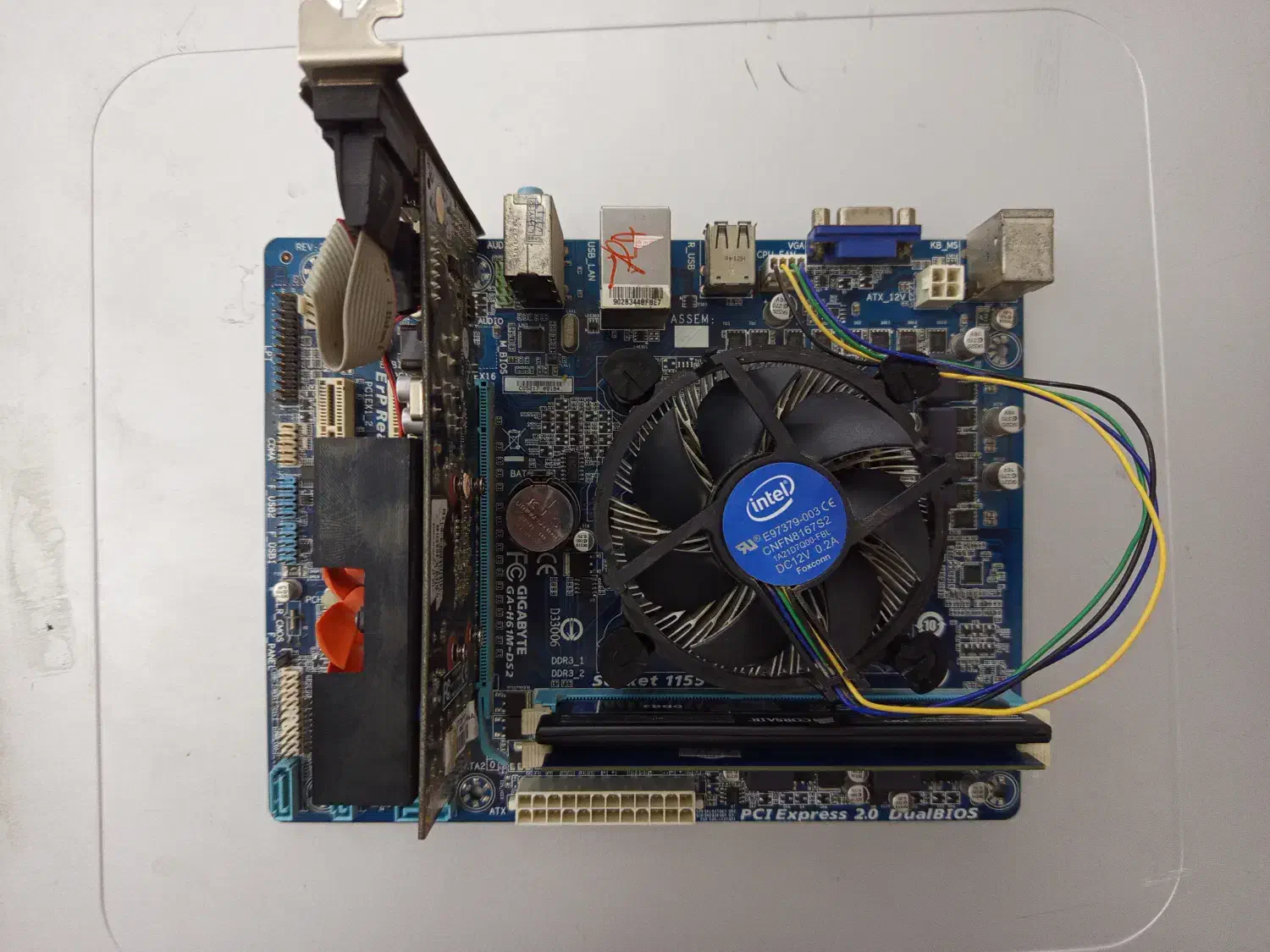 مادربرد به همراه رم و کارت گرافیک|قطعات و لوازم جانبی رایانه|گرگان, |دیوار